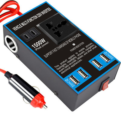 Good price Universal Travel Charger 0.3KG Car Inverter Converter 1500W 12V/24V To 220V 50hz Plug Adapter USB Port Socket Converter online