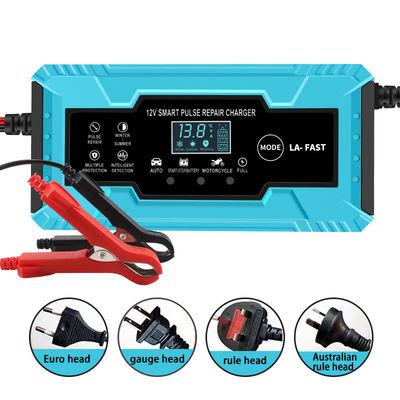 Good price 12V 8A 6A 10A Pulse Repair Smart Fast Charger Lead-Acid Battery Charger for Private Mold Auto Motorcycle online