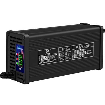 Good price E-forklifts Universal 60V 10A 72V 20A Electric Bike Lithium Li Ion Battery Charger with LCD Display online