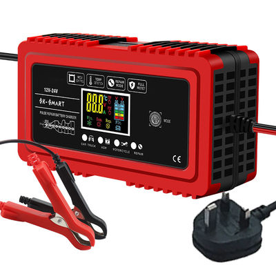 Good price 110V 240V 12A 24V 6A Automatic Smart Car Battery Charger for Gel Wet AGM Battery Current Protection and OEM/ODM Acceptance online