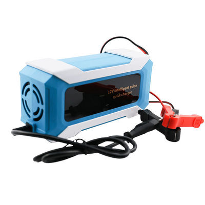 Good price 12V 8A 24V 4A Car Motorcycle Full Automatic Lead Acid Battery Charger with LCD Display and PC Fireproof Material 125W online