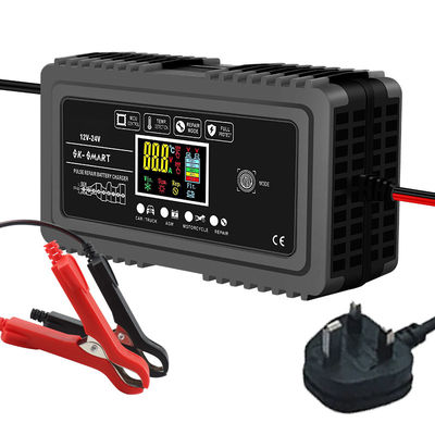 Good price Car 12V 24V 20A 10A Full Automatic Digital LCD Display Battery Chargers with Private Mold Yes and Output Power 125W online