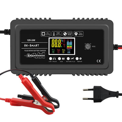 Good price 12V/20A Pulse Repair Digital Display Smart Car AGM Gel Lead Acid Battery Charger with PC Fireproof Material and Design online