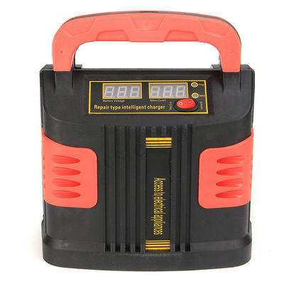 Good price Full Automatic LCD Display 12V12A 24V6A Portable Car Battery Charger with Over-charging Protection and Repair Function online