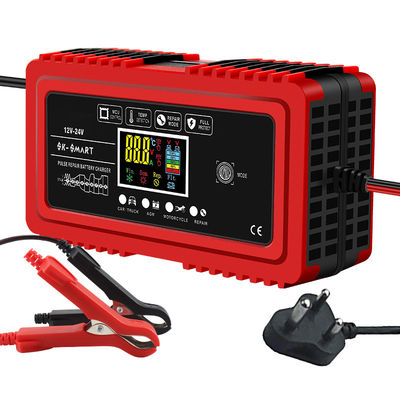 Good price Motorcycle / Scooter Automatic Cutoff 12V10A 24V5A Smart Solar Car Lead-Acid Battery Charger with LCD Display online