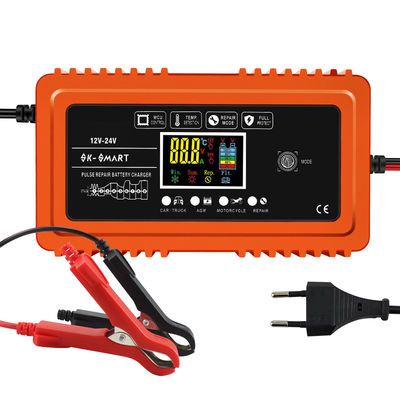 Good price 15W/10W/7.5W/5W Automatic Identification 12V10A 24V5A Automatic Intelligent Repair Battery Charger with CE RoHS FCC Certified online