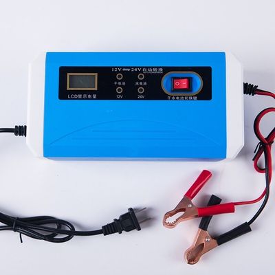 Good price Electric Full Automatic 12V 12A 24V 6A Car Battery Charger 220V Smart Charging for Lead-Acid Battery online