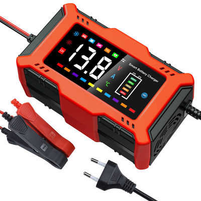 Good price 12V/10A Input 12V/2A Output Color Touch Screen Car Battery Charger for Lead-Acid and Lithium Ion Batteries Large Screen online