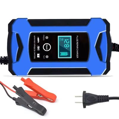 Good price 12V 6A Automatic Smart Dropshipping Motorcycle Car Battery Charger with 15W/10W/7.5W/5W Automatic Identification Function online