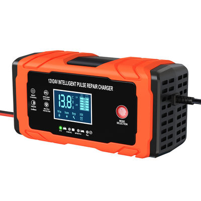 Good price Private Mold 12V 10A/24V 5A Full Automatic Car Battery Charger 7-Stage Smart Fast Charging Pulse Repair for AGM GEL WET Lead Acid Big Display online