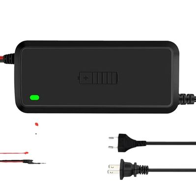Good price 15W/10W/7.5W/5W Automatic Identification Lead Acid Battery Charger with Temperature Control Compensation and LCD Display online