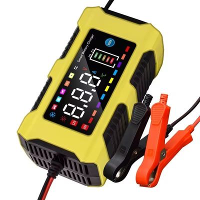 Good price Full Automatic Car Battery Charger 100-240V AC To 12V Connector Current Protection Fast Charging for Auto Motorcycle online