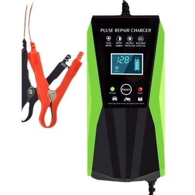 Good price Automatic Identification 12V6V 8A 10A 12A Lead-Acid Battery Charger with Multi- and PC Fireproof Material online