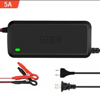 Good price 125W 7-Stage Lead-Acid Battery AGM LiFePo4 Lithium Battery 12V 24V Motorcycle Car Charger with PC Fireproof Material online