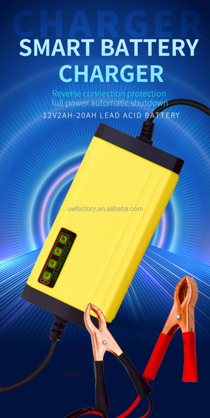 Direct Support 13.8V 2A 3A 5A Lead Acid Battery Charger for 12V Battery and Motorcycle Electric Tool Customization 3
