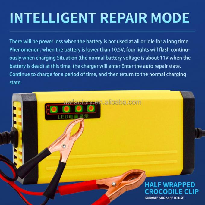 Direct Support 13.8V 2A 3A 5A Lead Acid Battery Charger for 12V Battery and Motorcycle Electric Tool Customization 2