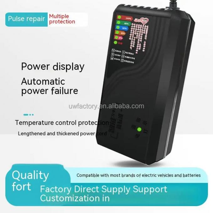 90W Output Power Multi Function E Bike Charger for Supply 60v20ah 72v20ah Lead Acid Battery 1