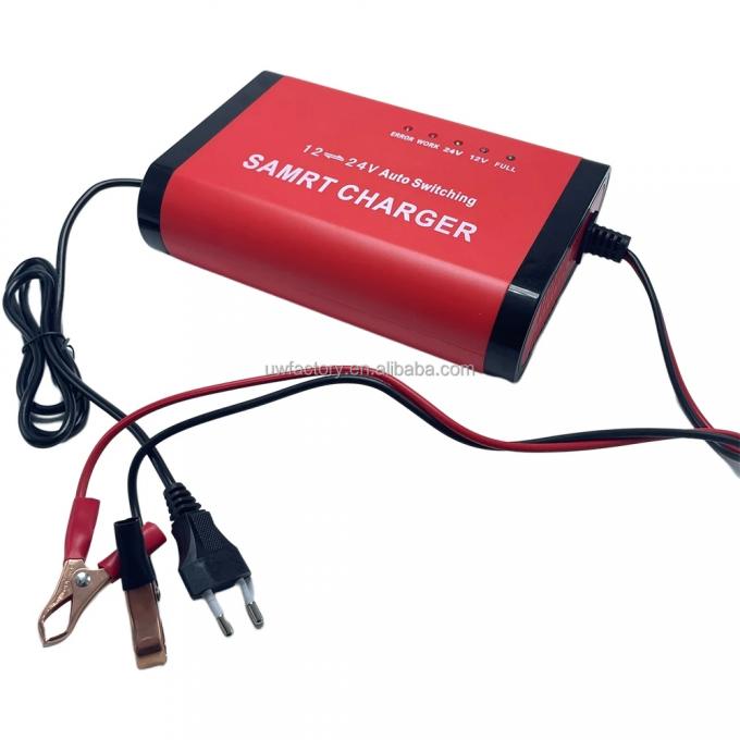 Electric Input 12V/20A Full Automatic Battery Chargers with 10A Power LCD Display Power Puls Repair and Wet Dry Feature 9