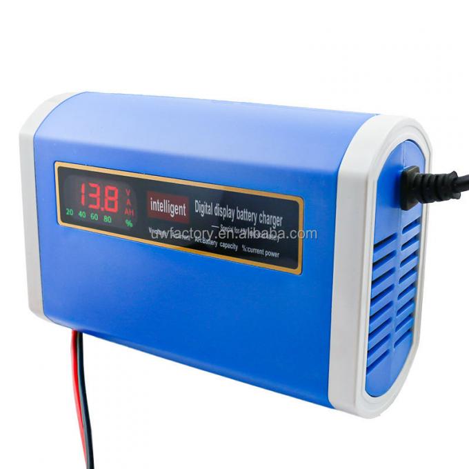 Electric Input 12V/20A Full Automatic Battery Chargers with 10A Power LCD Display Power Puls Repair and Wet Dry Feature 10