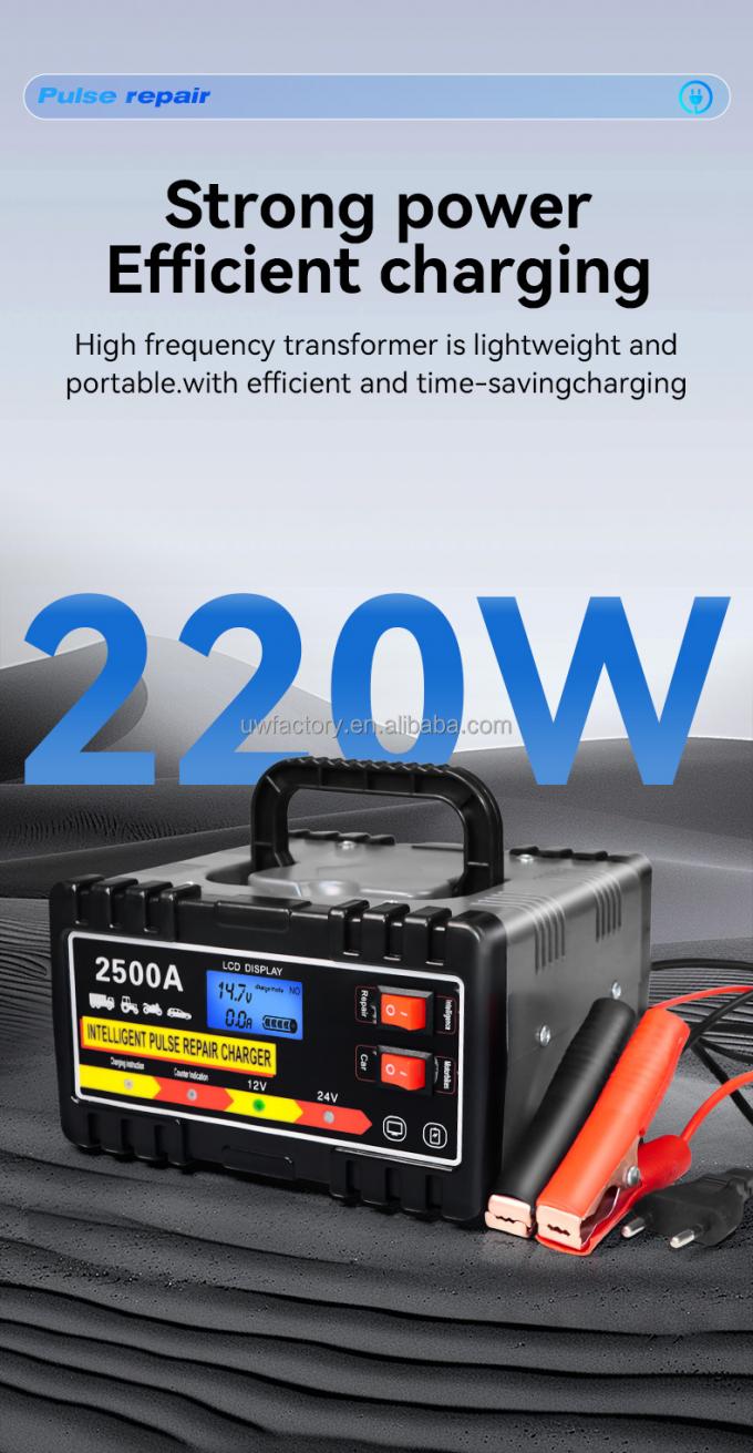 FCP Function 90% Charging Efficiency Battery Charger for 12V10A 24V5A Deep-Cycle Lead Acid Batteries 5