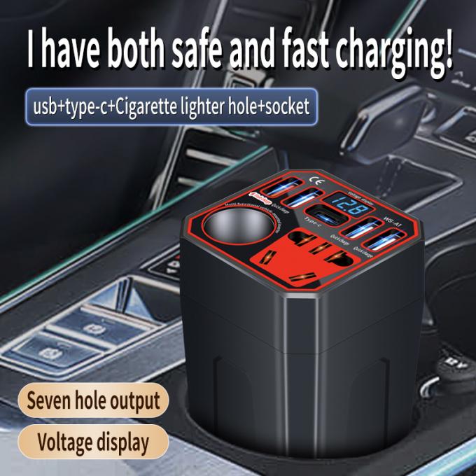 Universal Travel Charger 0.3KG Car Inverter Converter 1500W 12V/24V To 220V 50hz Plug Adapter USB Port Socket Converter 15