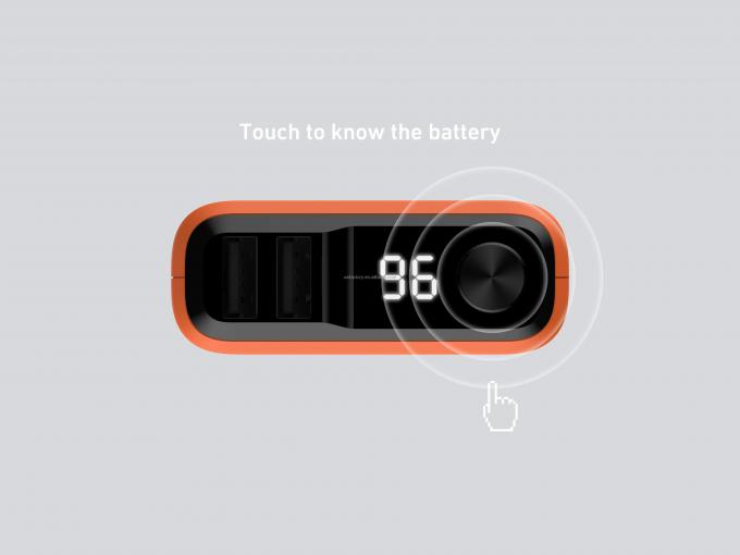 Mini Power Bank 10000mAh 20000mAh PD18W Fast Charging LCD Display with Wireless Output and PVC Material 3