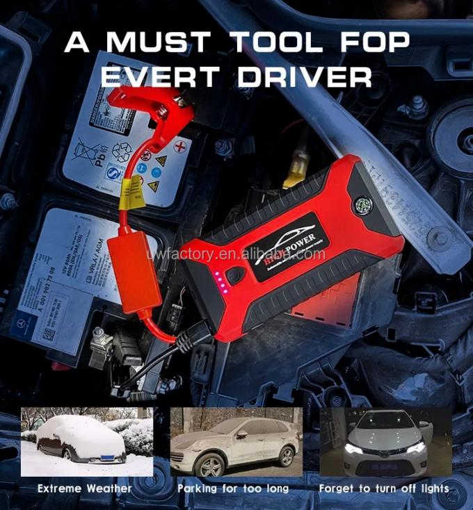 Electric Power Systems Hybrid ESS 12V High Power Car Jump Starter with Multi-function Portable Lithium Battery Bank 1