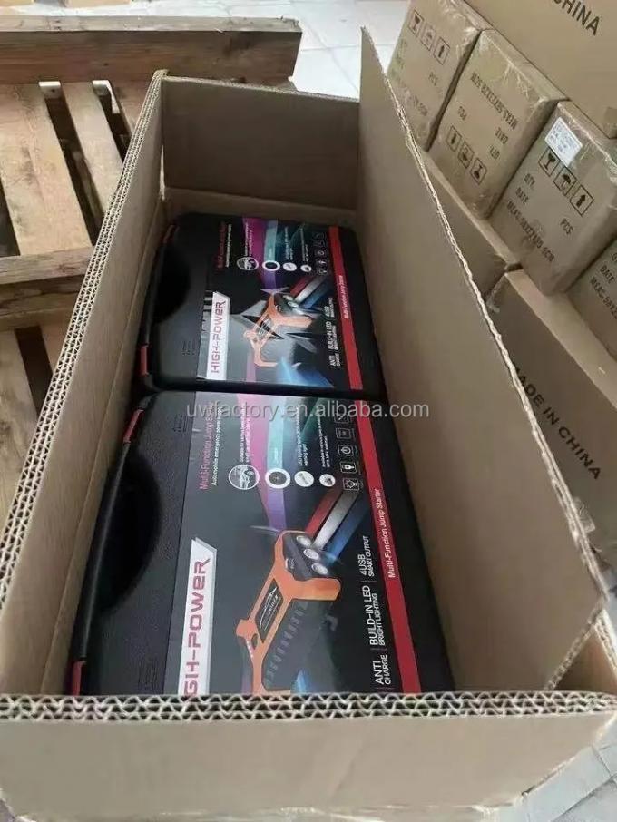 Multi-Function Portable Lithium Battery Power Car Jump Starter with AC400V Rated Output Voltage 12v 20000mAh High Power 8