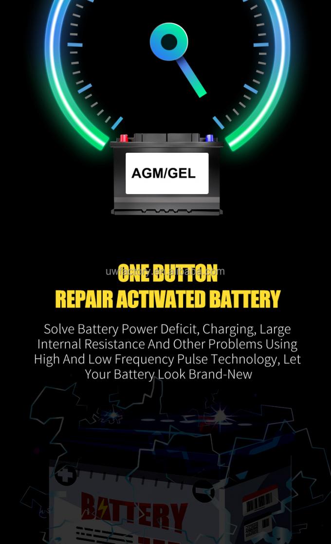 LCD Display 12V10A Rechargeable Smart Fast Car Battery Charger for Home Security System and Fast Charging Speed 10
