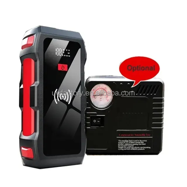 AC400V Rated Output 12V 72000mAh Multifunction Portable Car Jump Starter with Flashlight and 225kWh Storage Capacity 0