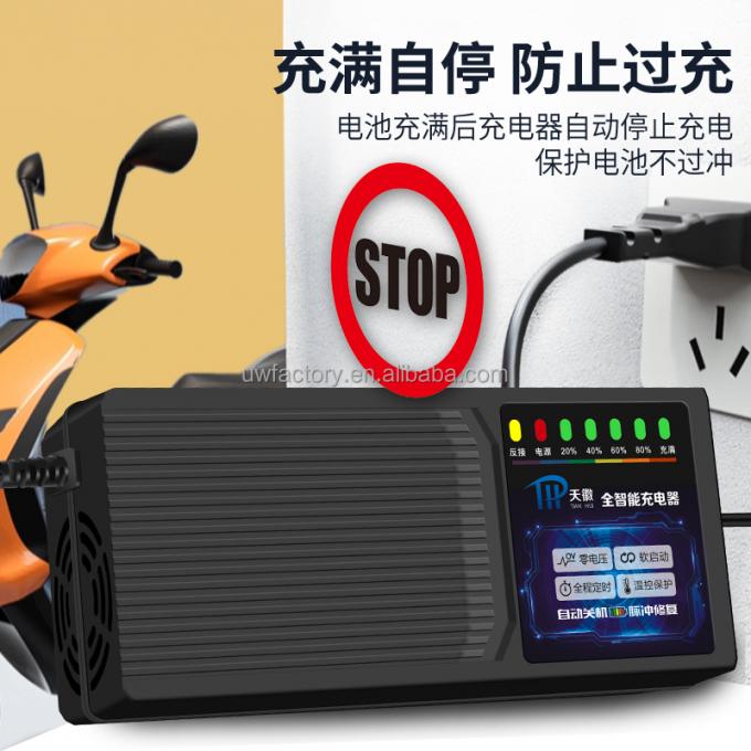 Input 100-240V/0.5A 48V 60V 72V 84V 96V 20AH 30AH 50AH 60AH Battery Charger for Lead Acid Battery 14