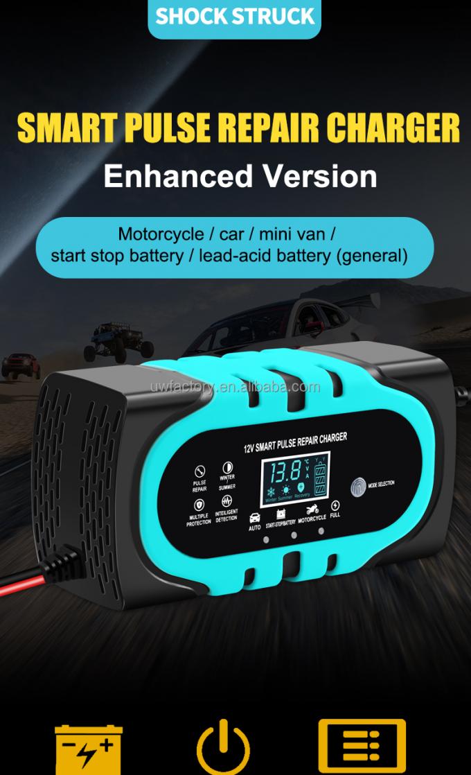 Design Three-Stage Smart Lead-Acid Battery Charger with 12V/1.25A Output and Private Mold 0