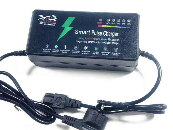 110V 220VAC Universal 48V 12ah E-Bike Battery Chargers Made of PC Fireproof Material for Versatile Charging 0