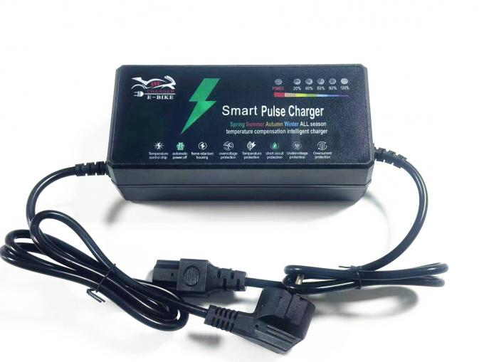 110V 220VAC Universal 48V 12ah E-Bike Battery Chargers Made of PC Fireproof Material for Versatile Charging 1
