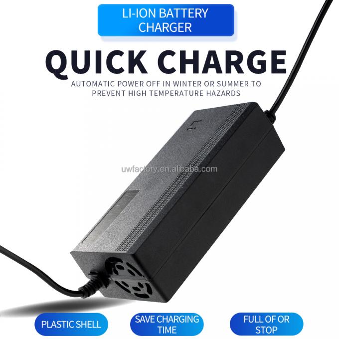 Electric Motorcycle Charger with Ternary Lithium Iron Phosphate SCP Function Cross Border Input Voltage AC100-240V 50/60Hz 2
