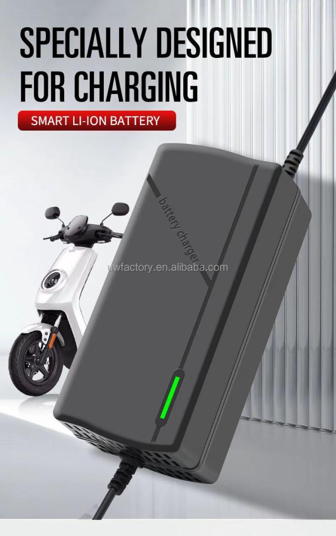 Smart Intelligent 48V 54.6V 5A Battery Charger for 10Ah 15Ah 20Ah Electric Golf Cart Battery Pack 0