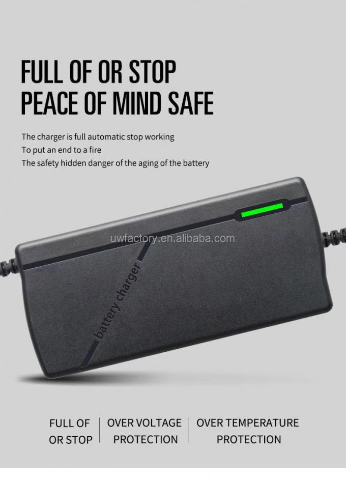 Smart Intelligent 48V 54.6V 5A Battery Charger for 10Ah 15Ah 20Ah Electric Golf Cart Battery Pack 2