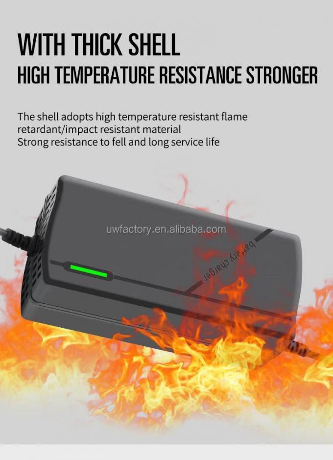 Smart Intelligent 48V 54.6V 5A Battery Charger for 10Ah 15Ah 20Ah Electric Golf Cart Battery Pack 3