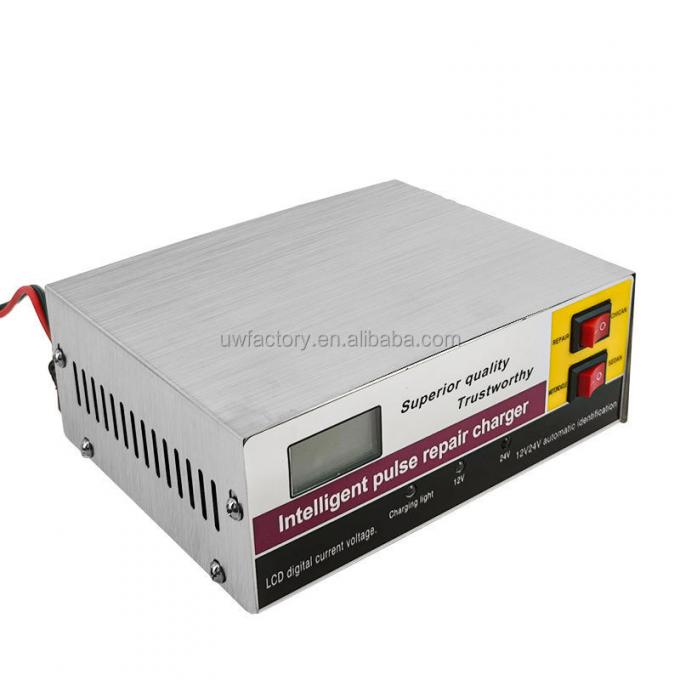 Connector Current Protection 12V 24V 10a Car Battery Charger with Desulfator and Pulse Repair Protect Your Investment 0