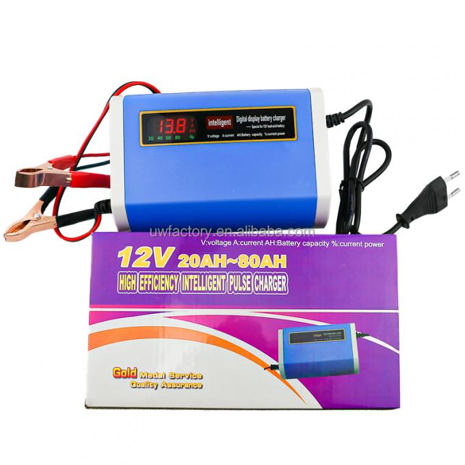 Electric Vehicle Lead Acid Battery Charger with 125W Output Power 12V 6A 12V 8A 12V 10A Pulse Repair 3