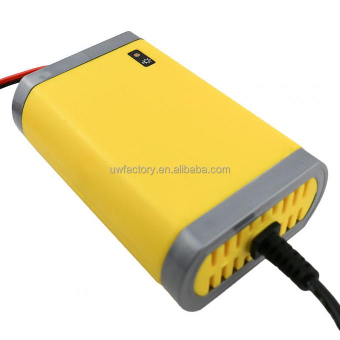 12V 10A Car Motorcycle Battery Charger Full Automatic with Connector Protection and 125W Output Power 7-200AH EU US UK AU 1