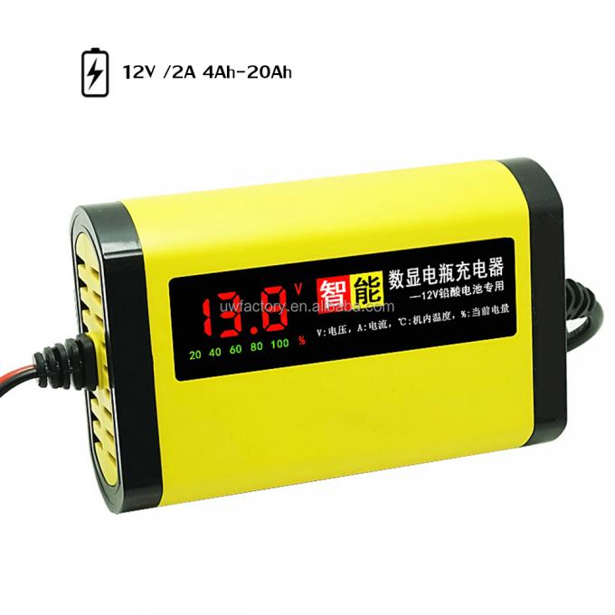 Electric 12V 6A 4A 2A Pulse Repair LCD Battery Charger for Car Motorcycle Lead Acid Battery Agm Gel Wet Electric Tools 1