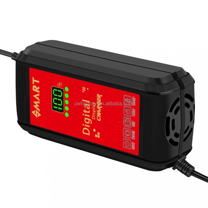 12V/24V Output Intelligent Fast Power Charging Lead Acid AGM GEL Battery Charger with Full Automatic Charging Capability 8