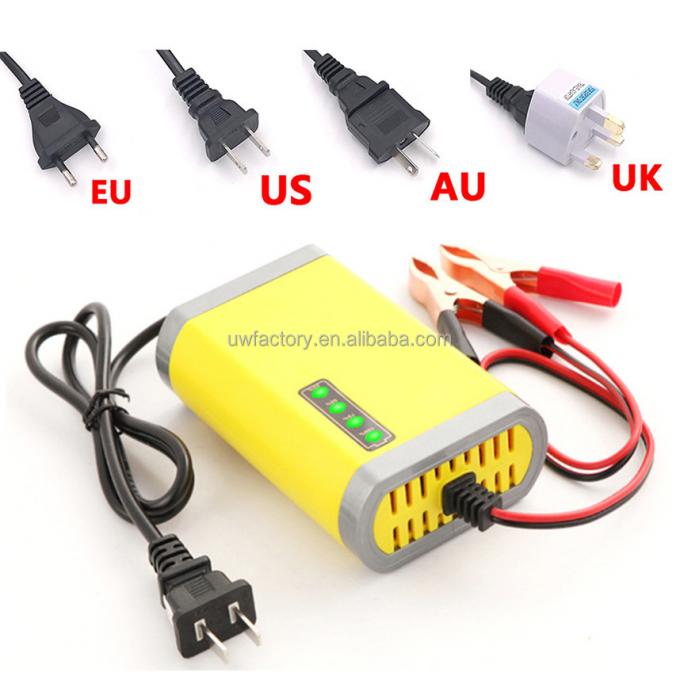 Fast Charging 12V 6A EU/US/UK/AU Intelligent Recognition/Pulse Repair Lead Acid Battery Charger with Output Power of 125W 0