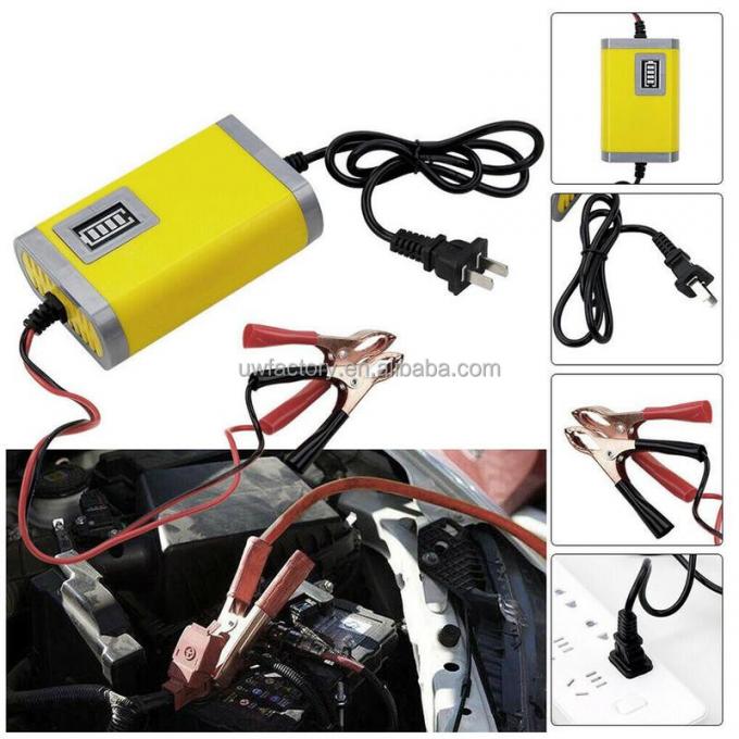 Fast Charging 12V 6A EU/US/UK/AU Intelligent Recognition/Pulse Repair Lead Acid Battery Charger with Output Power of 125W 4