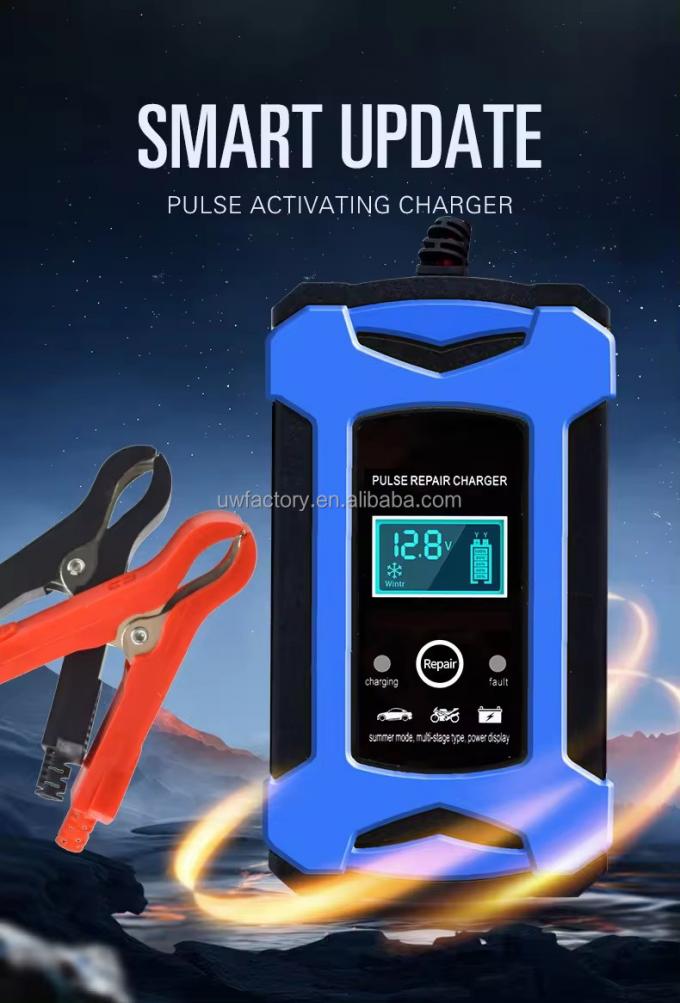 2024 LCD Display Car Charger Trickle Automatic Charger for Electric Vehicle E-bike Scooter 14.6V 6A Lead Acid Battery 2