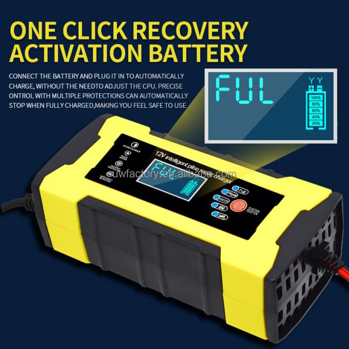 12V/10A and 24V/5A Input Universal Automatic Pulse Repair Trickle Lead Acid Battery Charger with Current Protection 2