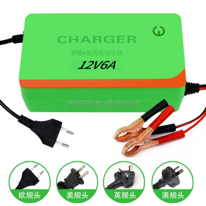 12V 10A Intelligent Fast Power Charging Wet Dry Lead Acid Digital LCD Display Full Automatic Car Battery Charger for Car 3