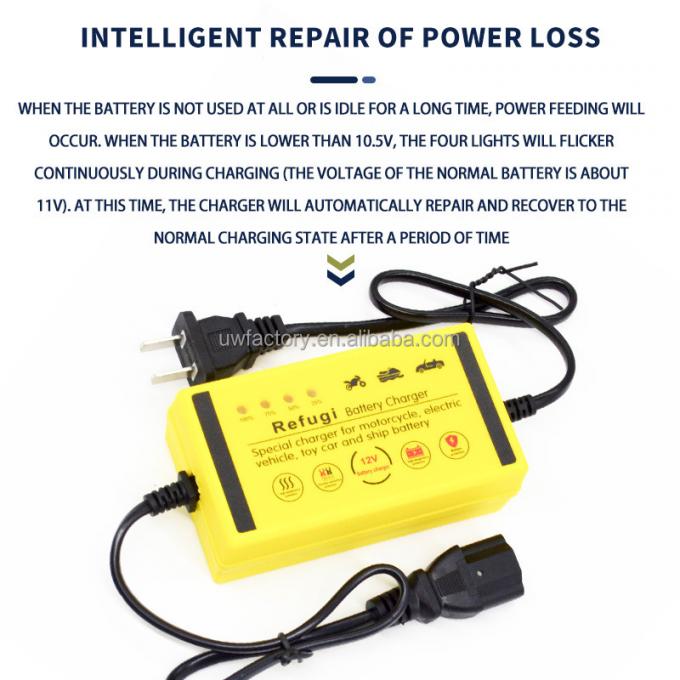 12V/24V Output Intelligent Fast Power Charging Lead Acid AGM GEL Battery Charger with Full Automatic Charging Capability 2
