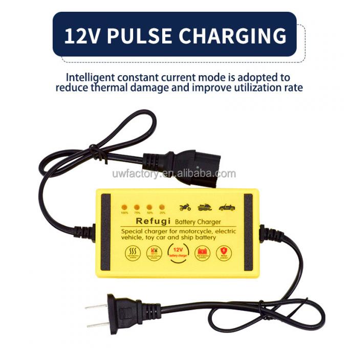 12V/24V Output Intelligent Fast Power Charging Lead Acid AGM GEL Battery Charger with Full Automatic Charging Capability 1